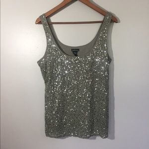 Moda International Sequined Top